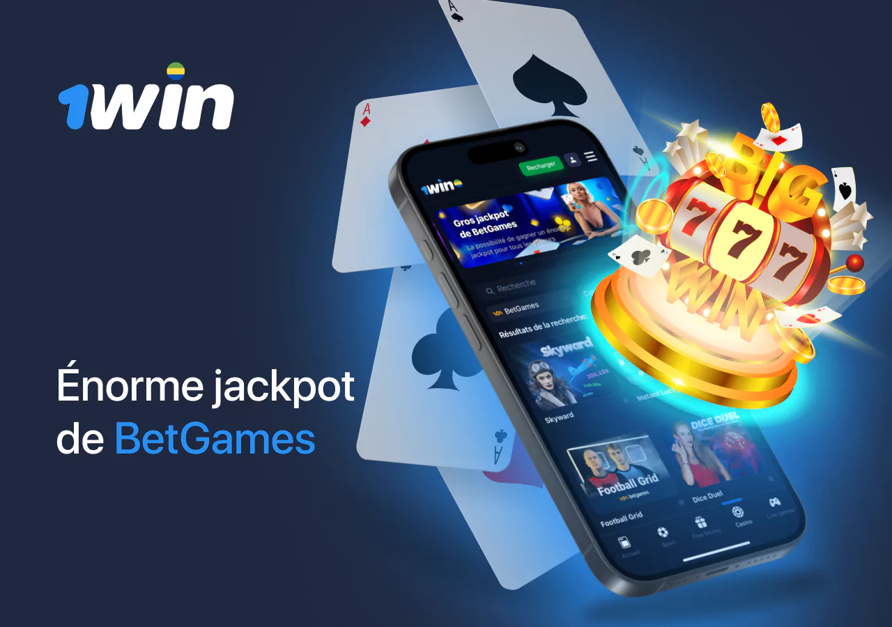 BetGames Jackpot, paris et gains depuis le bureau du bookmaker