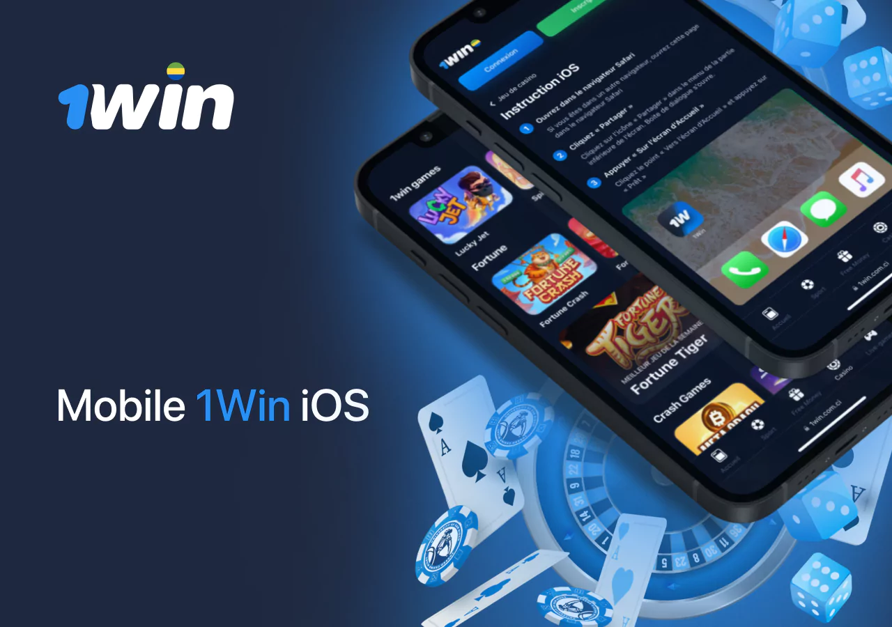 Installations de l'application mobile 1Win pour iOS
