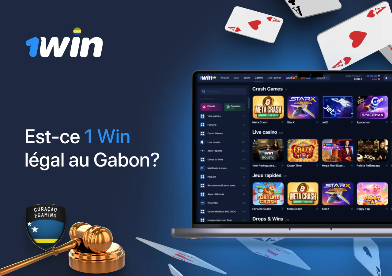 Plateforme légale de casino en ligne au Gabon