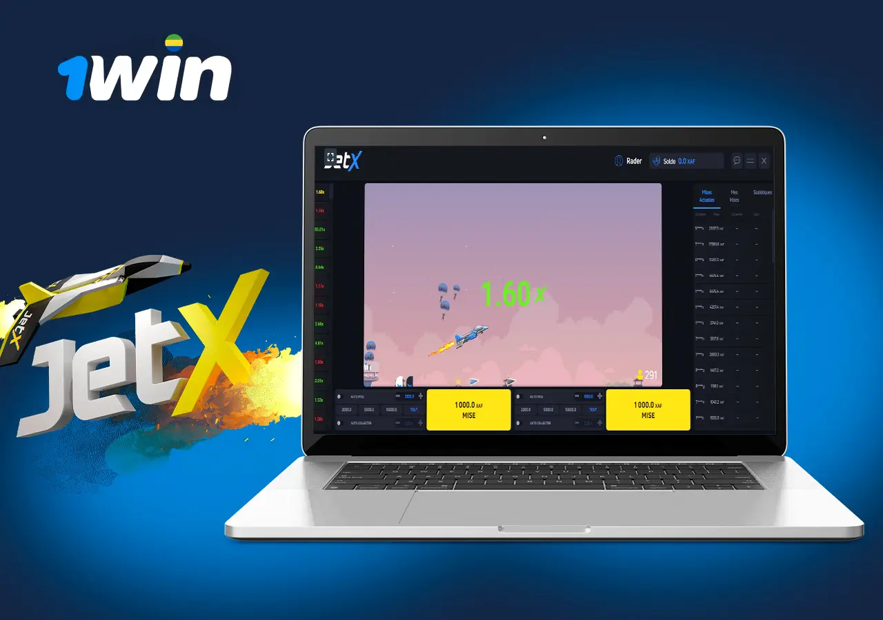 Conquérir l'espace et gagner dans la machine à sous 1Win JetX crash
